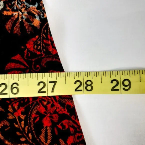 CJ Banks Skirt Womens 3X Floral Print Midi Flowy - Picture 9 of 12